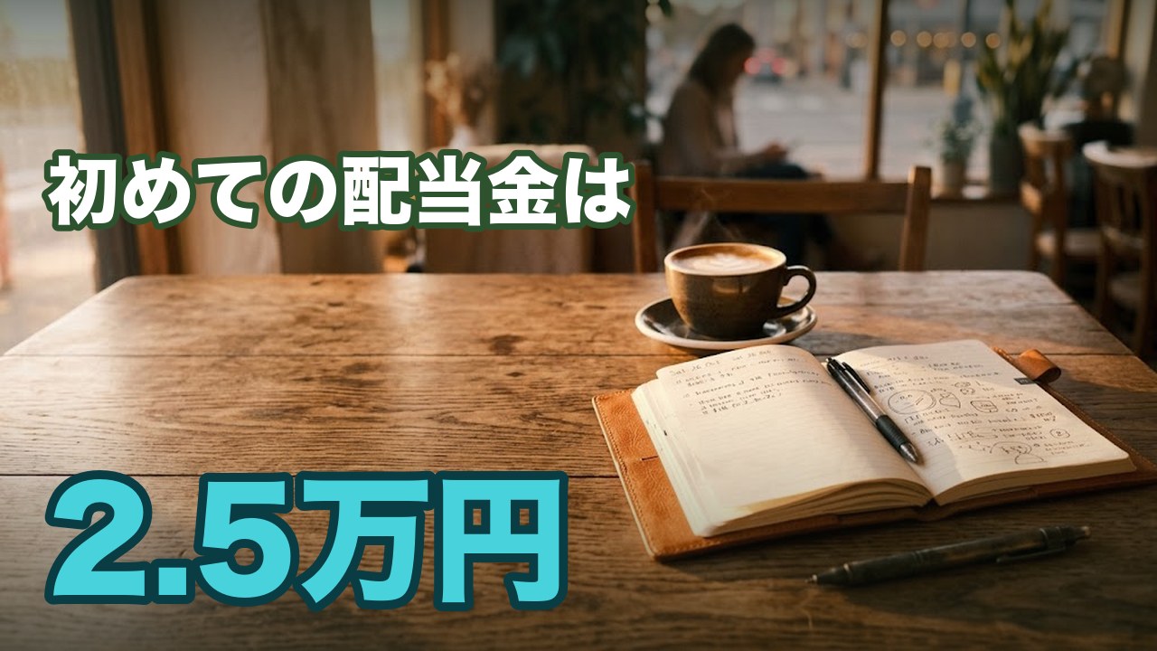 初めて配当金が振り込まれた日